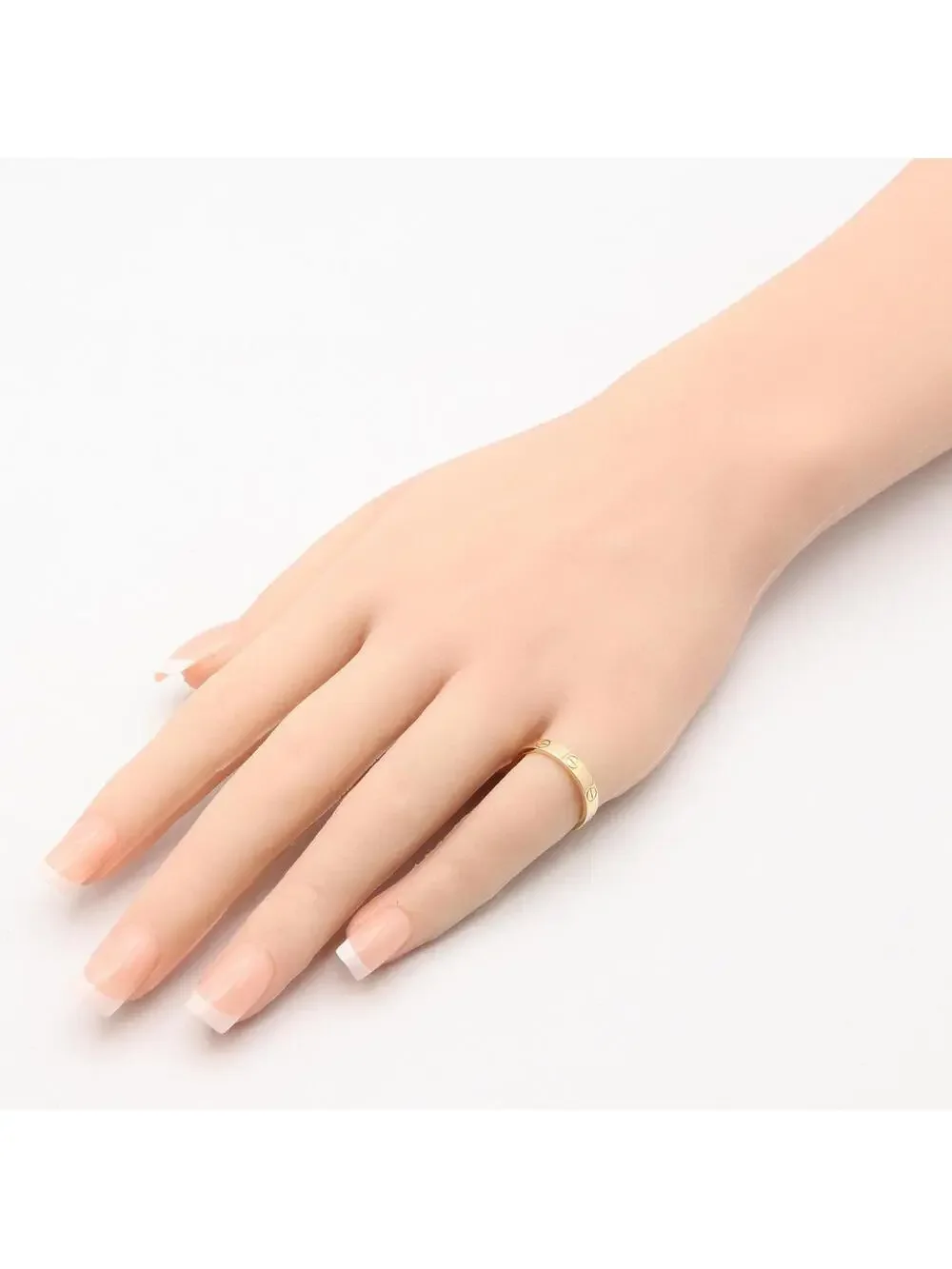 Cartier Mini Love Ring 18Kyg Yellow #282694C13B - Picture 7 of 8